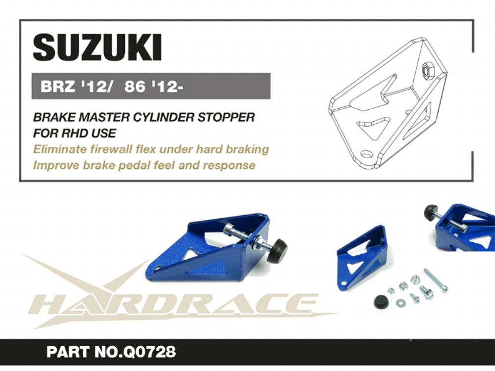 Distantier pompa centrala frana Hardrace pentru Subaru BRZ / Toyota GR 86 / GT86 - Q0728