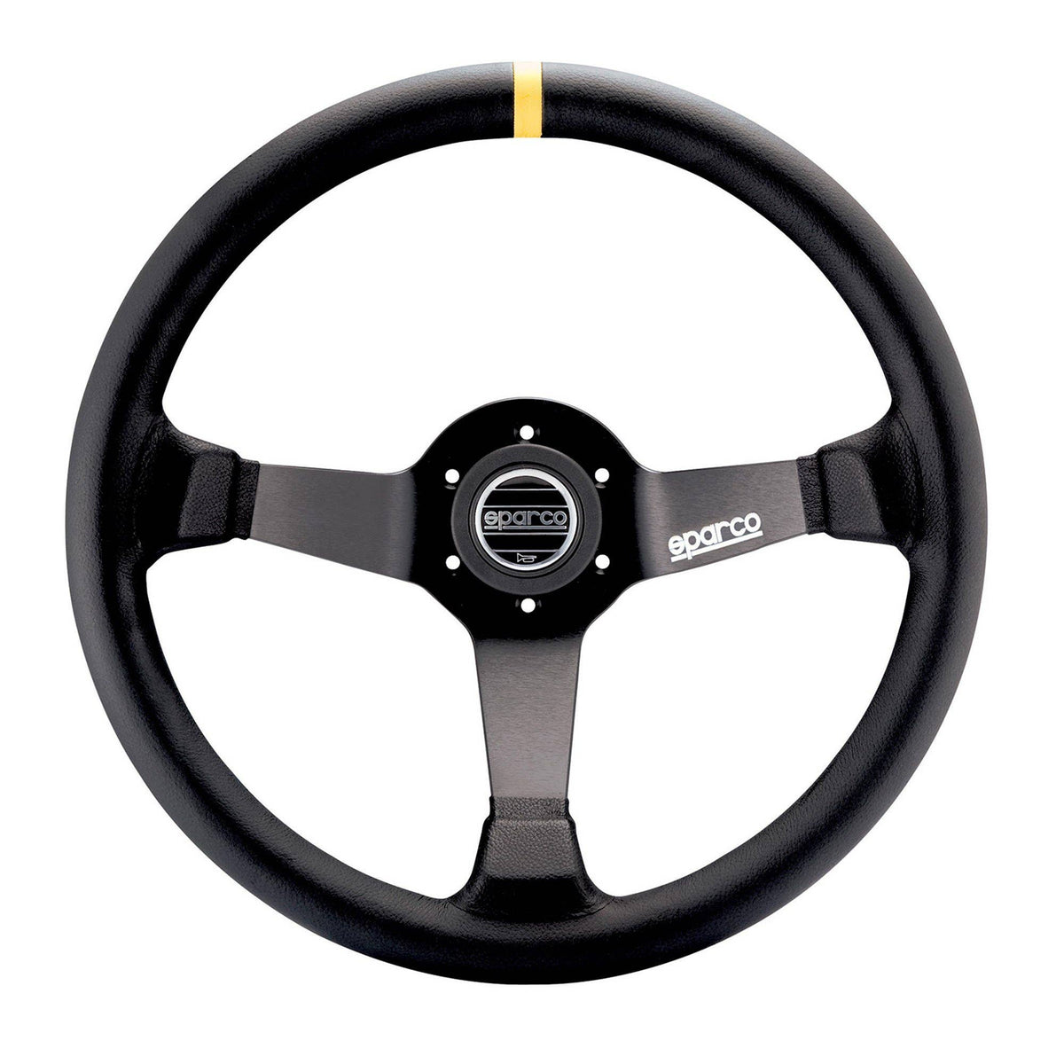 Volan Sport Sparco R325 Negru - Piele Intoarsa