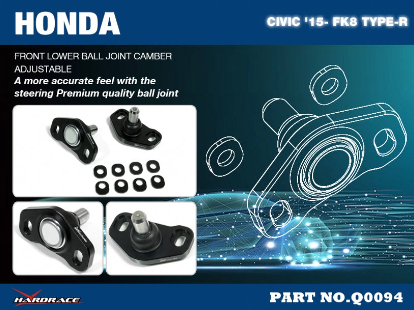 Kit corectie camber inferior fata Hardrace pentru Honda Civic - Q0094