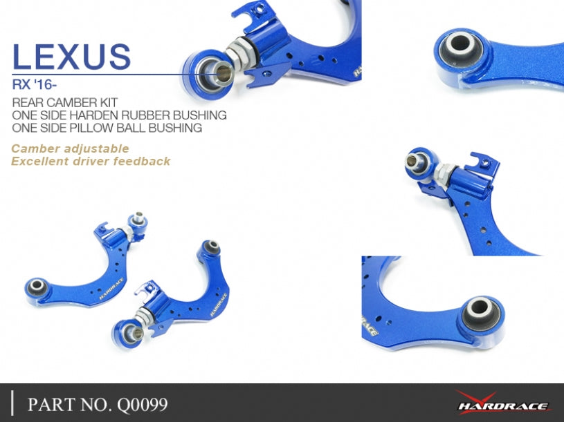 Kit corectie camber spate Hardrace pentru Lexus RX - Q0099