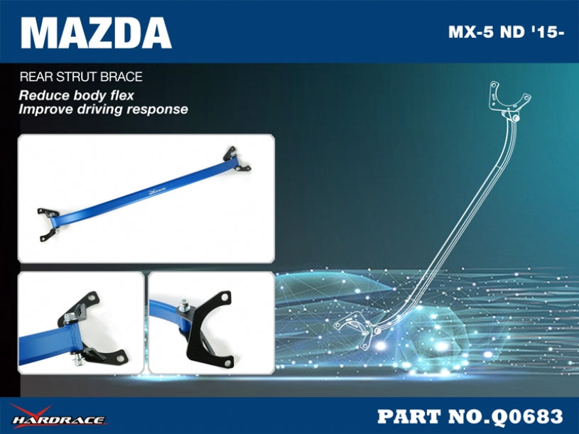 Bara rigidizare telescoape spate Hardrace pentru Mazda MX-5 - Q0683