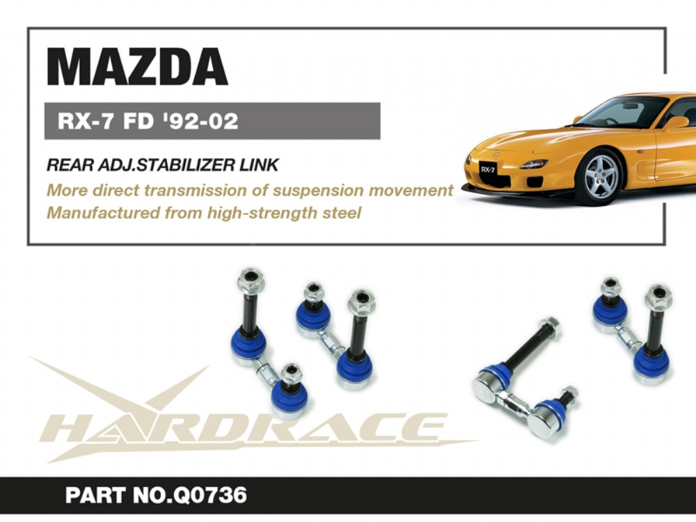 Bieleta antiruliu spate reglabila Hardrace pentru Mazda RX-7 - Q0736