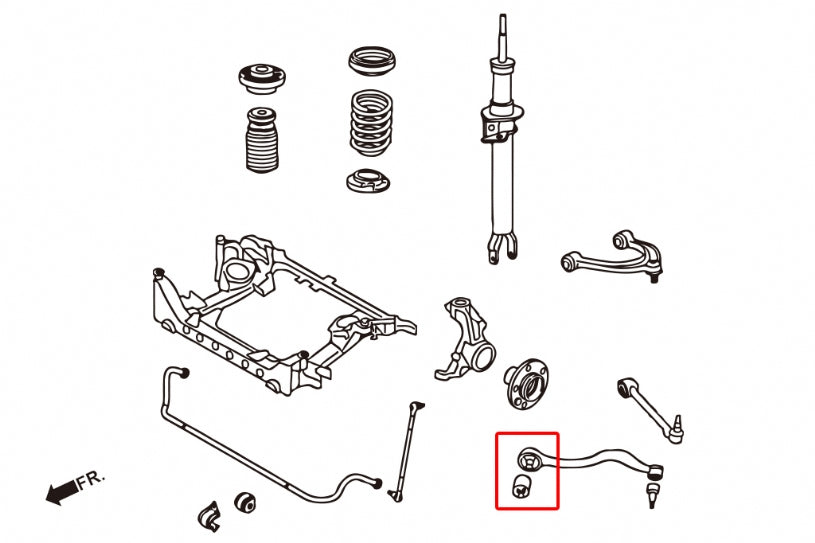 Set bucse brat suspensie inferior fata, capat fata Hardrace pentru BMW M5 / M6 - 7438
