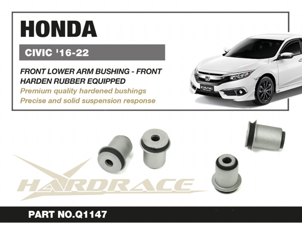 Set bucse brat suspensie inferior fata, capat fata Hardrace pentru Honda Civic - Q1147