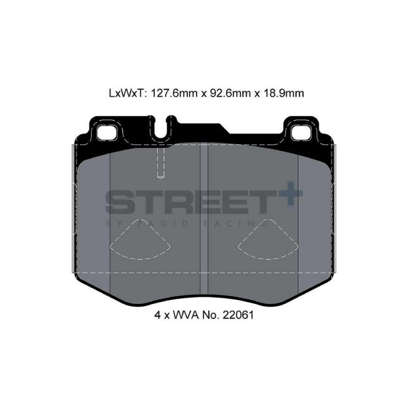 Placute Frana Fata Pagid Street+ T8160 - Mercedes-Benz C63 AMG W205
