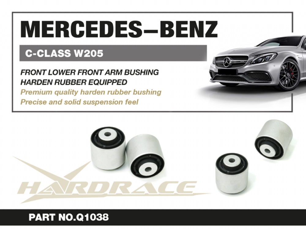 Set bucse brat suspensie inferior fata Hardrace pentru Mercedes-Benz C-Class / C43 AMG - Q1038