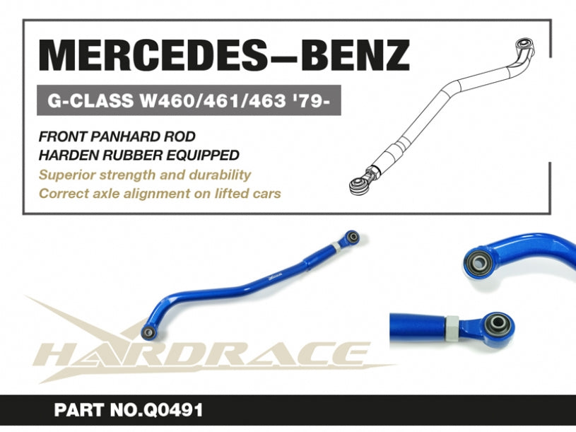 Bara panhard fata reglabila Hardrace pentru Mercedes-Benz G-Class / G63 AMG - Q0491