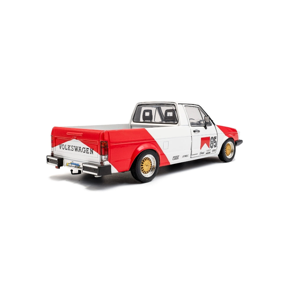 Macheta Volkswagen Caddy Mk1 M Racing Tribute 1982 scara 1:18 Solido