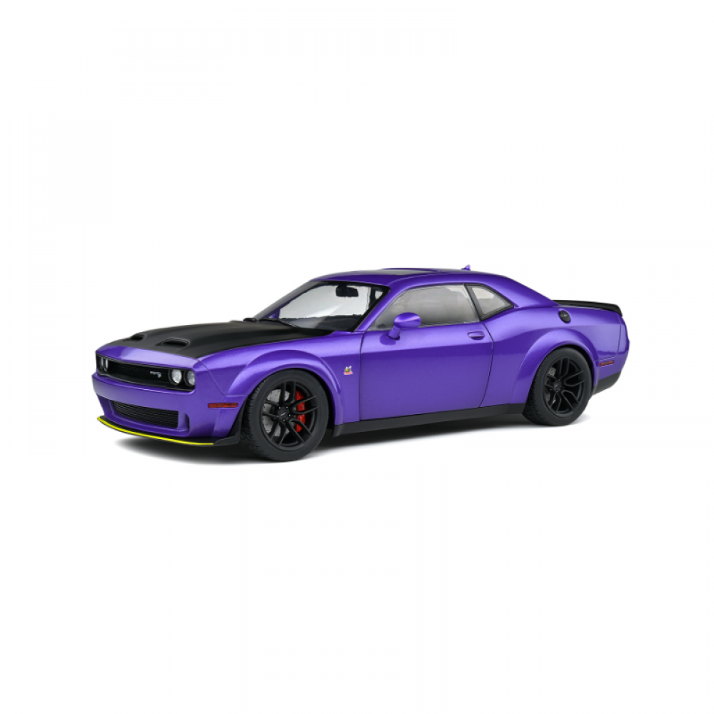 Macheta Dodge Challenger SRT Hellcat Redeye Widebody Plum Crazy 2020 scara 1:18 Solido