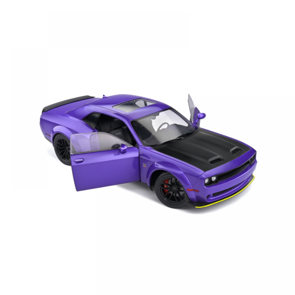 Macheta Dodge Challenger SRT Hellcat Redeye Widebody Plum Crazy 2020 scara 1:18 Solido