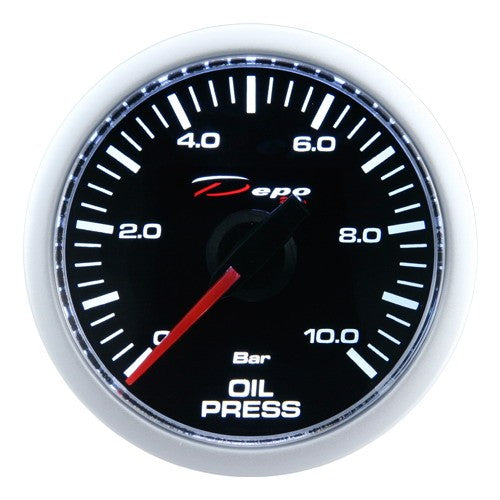 Ceas Presiune Ulei Depo Racing CSM 52 mm (0-10 bar)