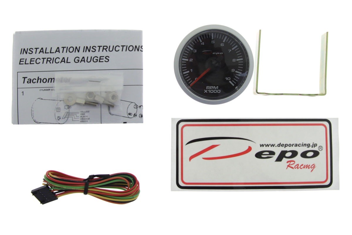 Turometru Depo Racing CSM 52 mm (0-10000 rpm) Benzina