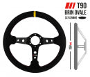 Volan sport RRS Rally 350mm - Negru