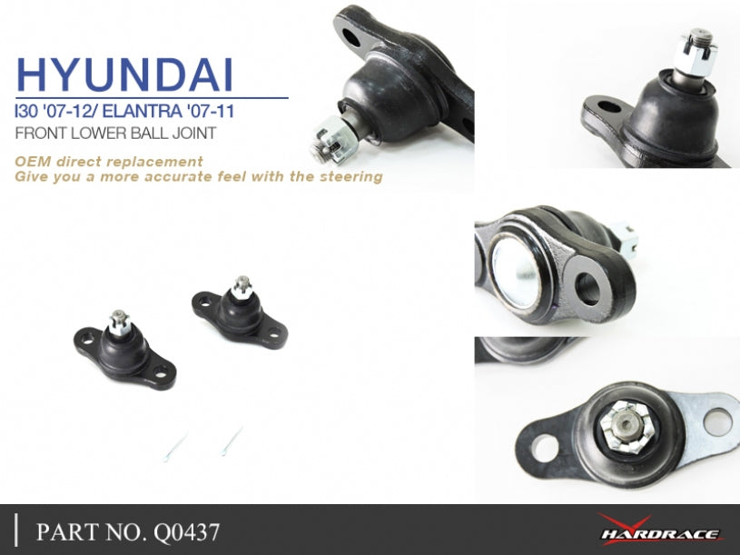 Pivot inferior fata Hardrace pentru Hyundai i30 - Q0437