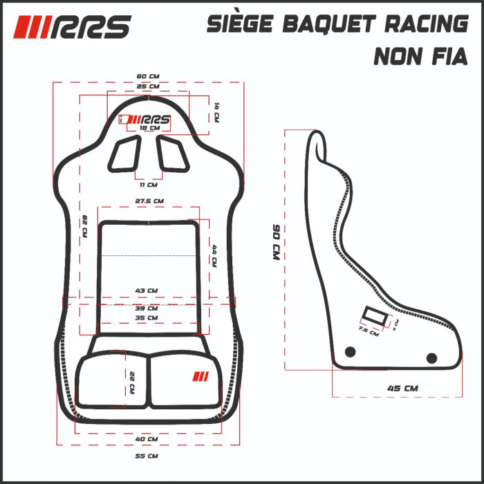 Scaun Scoica Sport + Suporti si Glisiera - FARA omologare FIA