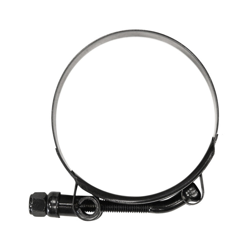 Colier T-Bolt Inox Negru Pentru Furtun Inalta Presiune