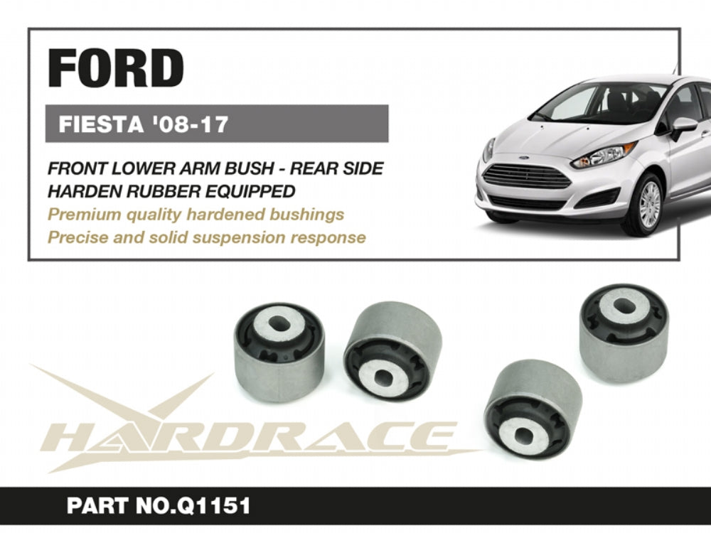 Set bucse brat suspensie inferior fata, capat spate Hardrace pentru Ford Fiesta / Fiesta ST / Mazda Mazda 2 - Q1151