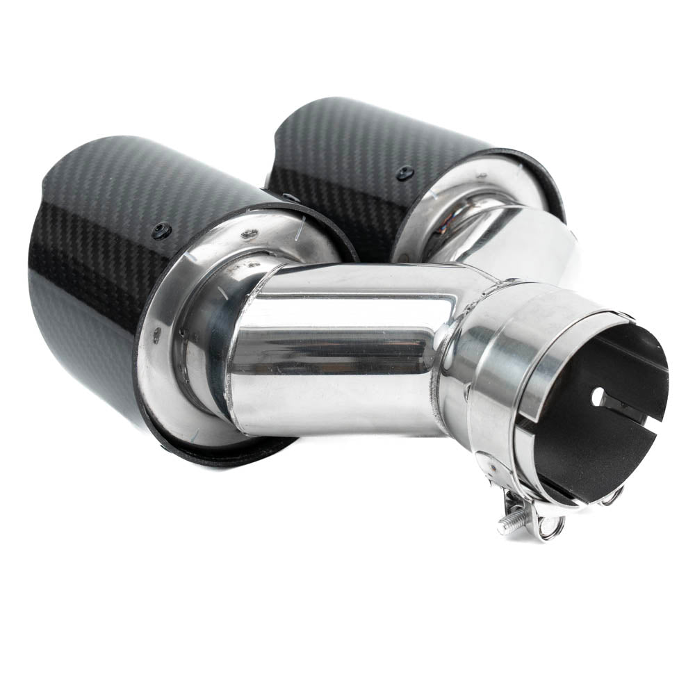 Ornament Toba Carbon 2x101mm Intrare 63,5mm Lustruit