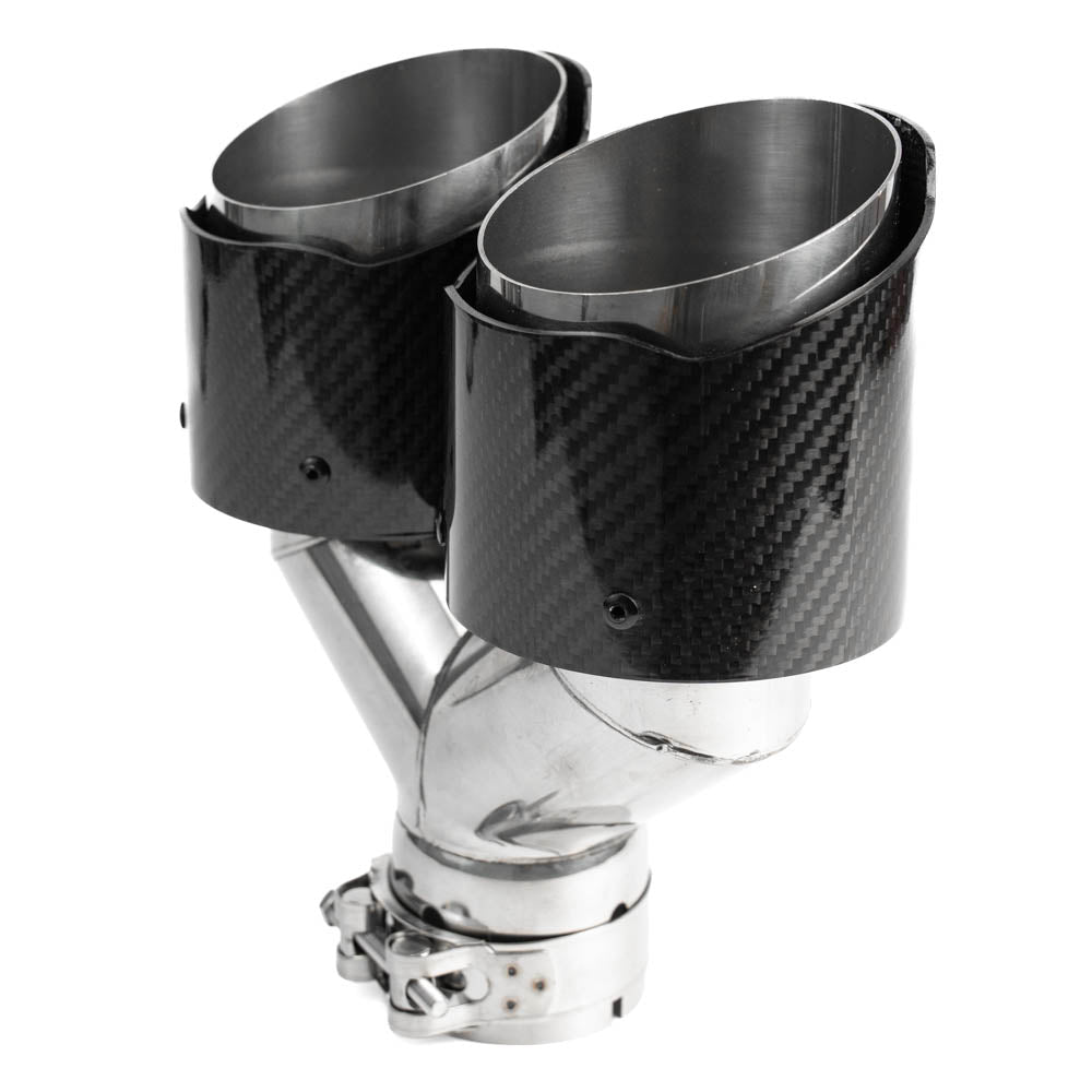 Ornament Toba Carbon 2x101mm Intrare 76mm Lustruit