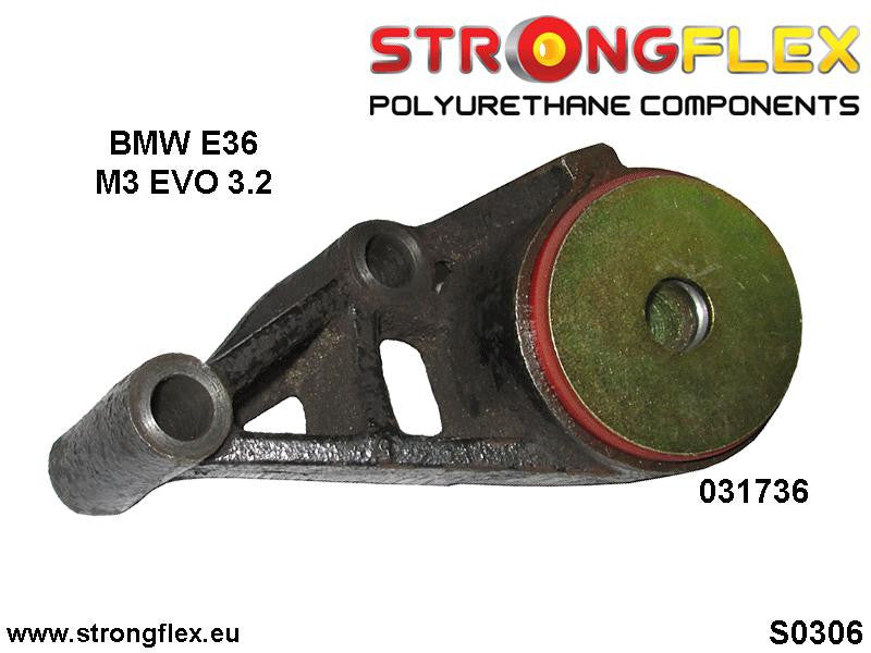 Schema montaj - Bucsa poliuretan Strongflex frontala prindere diferential spate SPORT - BMW Seria 3 - 031736A