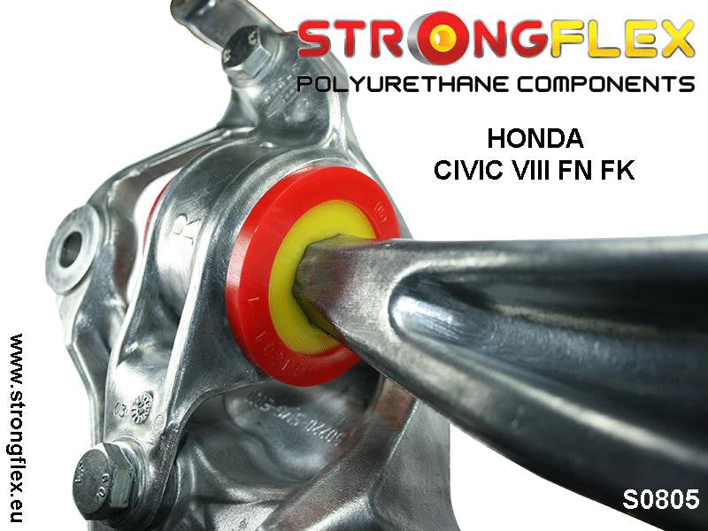 Schema montaj - Bucsa poliuretan Strongflex spate brat inferior fata - Honda Civic - 081801B