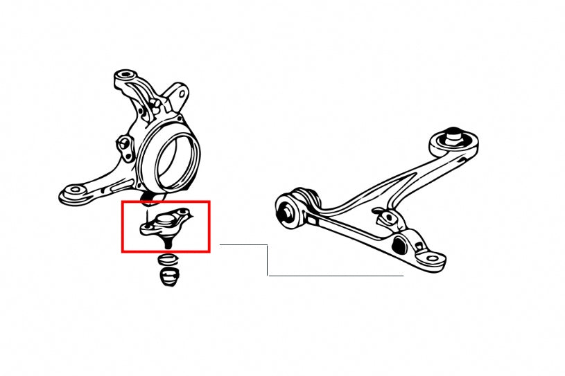 Pivot inferior fata Hardrace pentru Honda S2000 - 6997