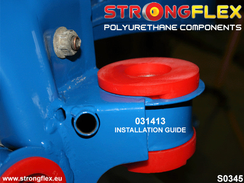 Schema montaj - Bucsa poliuretan Strongflex prindere punte spate kit SPORT - BMW Seria 3, Z4 - 036119A