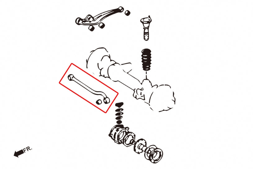 Set bucse brat transversal brat fata Hardrace pentru Toyota Land Cruiser - 7992