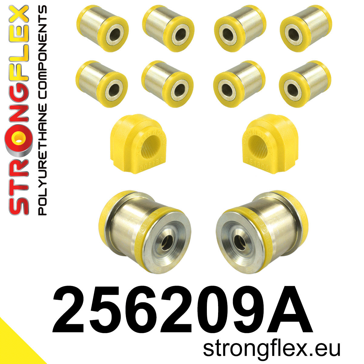 Kit bucse poliuretan Strongflex suspensie spate R53 JCW SPORT - Mini R50, Mini R55 ... - 256209A