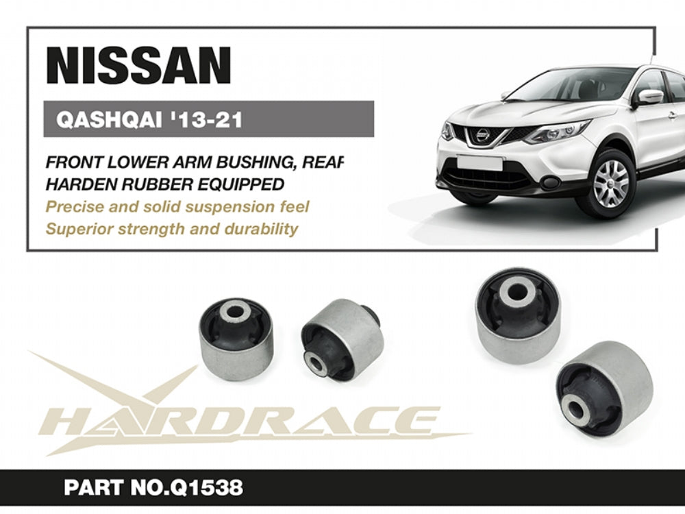 Set bucse brat suspensie inferior fata, capat spate Hardrace pentru Nissan Qashqai - Q1538