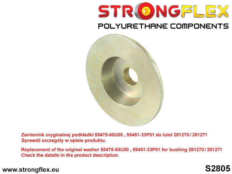 Schema montaj - Kit complet bucse poliuretan Strongflex pentru suspensie R33 R34 RWD SPORT - Nissan Skyline - 286217A