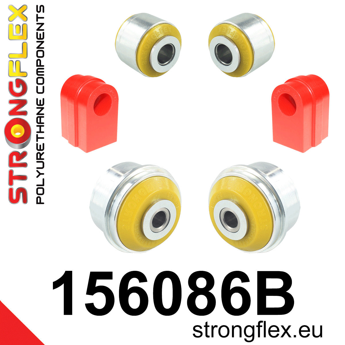 Kit bucse poliuretan Strongflex suspensie fata - Renault Megane - 156086B