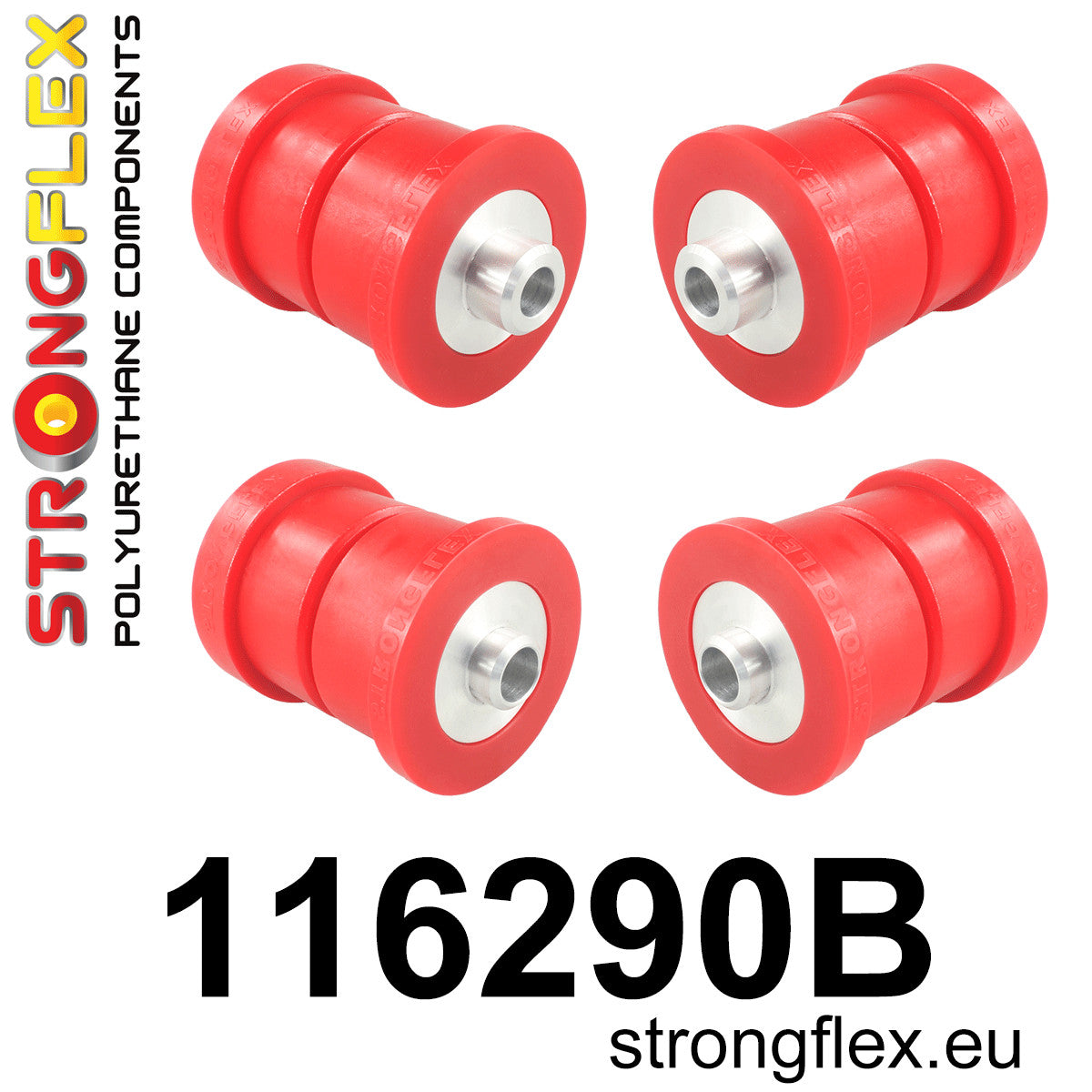 Kit bucse poliuretan Strongflex jug spate - Mercedes-Benz A-CLASS, Mercedes-Benz B-CLASS ... - 116290B