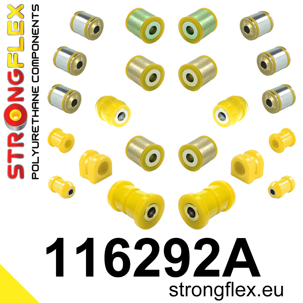 Kit bucse poliuretan Strongflex suspensie spate SPORT - Mercedes-Benz SLK - 116292A