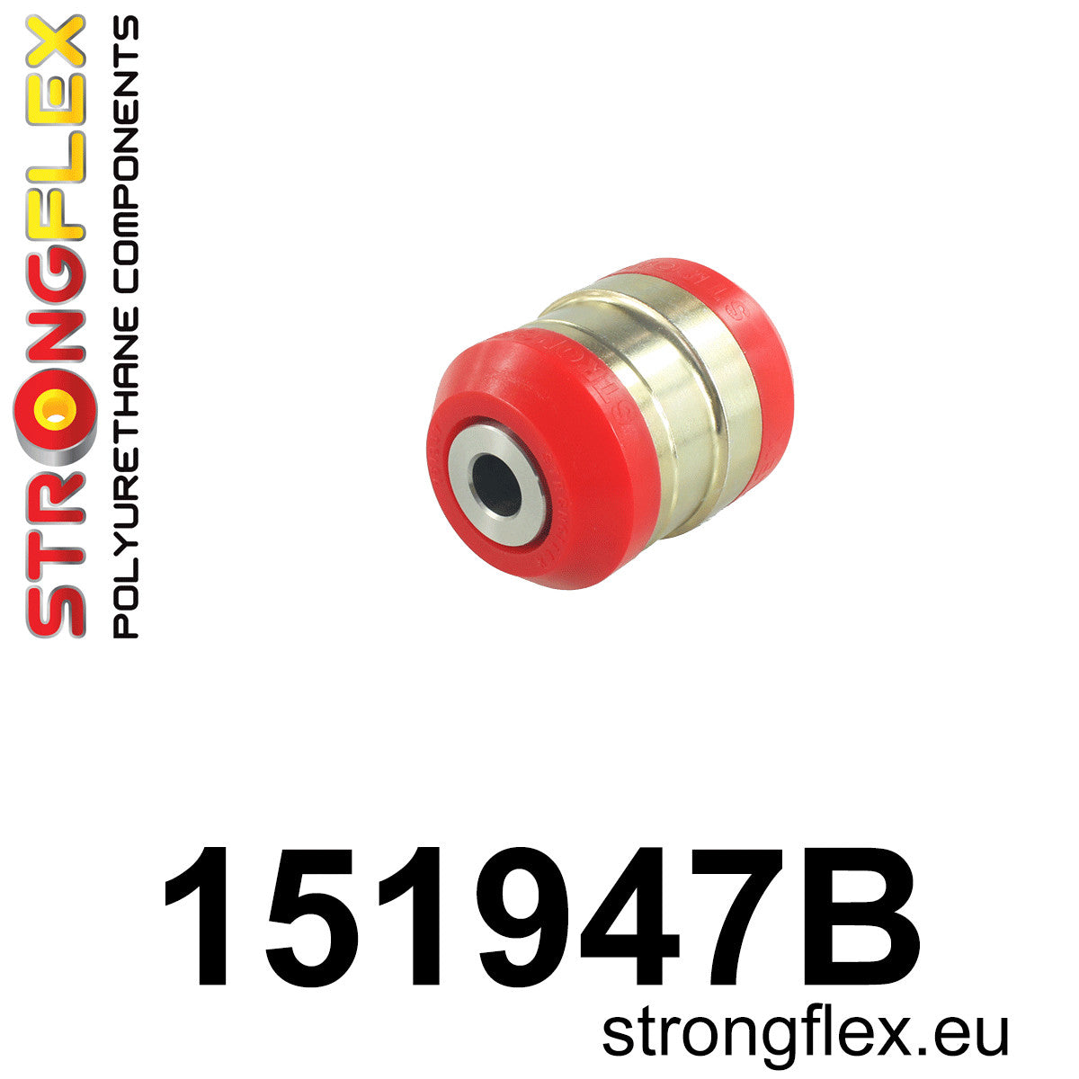 Brat inferior fata - bucsa spate 58mm - poliuretan Strongflex - Renault Megane - 151947B
