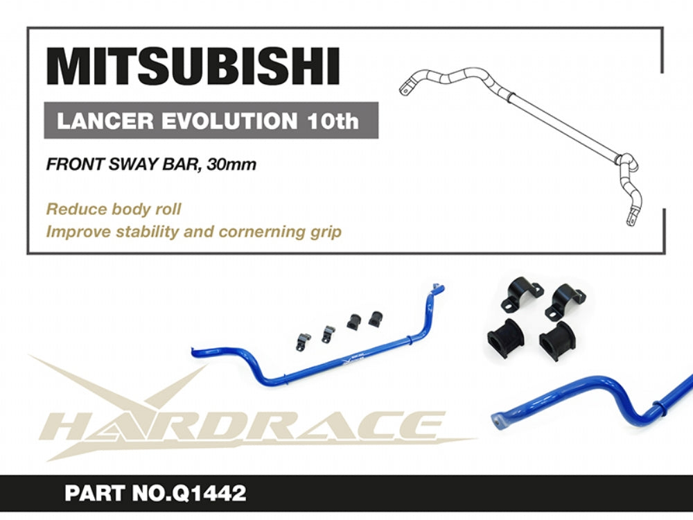 Bara stabilizatoare fata Hardrace pentru Mitsubishi Lancer Evo - Q1442