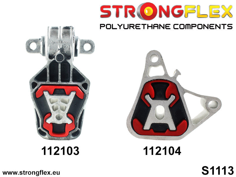 Insertie poliuretan Strongflex tampon motor superior SPORT - Mercedes-Benz A-CLASS, Mercedes-Benz B-CLASS ... - 112104A