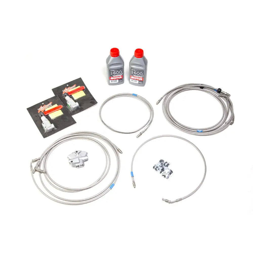 Kit de eliminare ABS Tegiwa cu repartitor Nissin si reglaj Wilwood pentru Honda Civic Type R EP3, montaj sub parbriz
