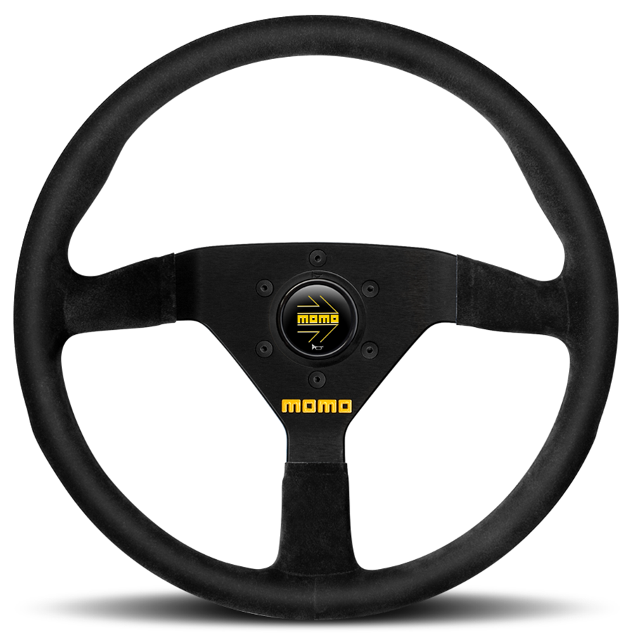 Volan MOMO Mod.78 de curse, 320 mm, adancit 40 mm #Material_Piele intoarsa