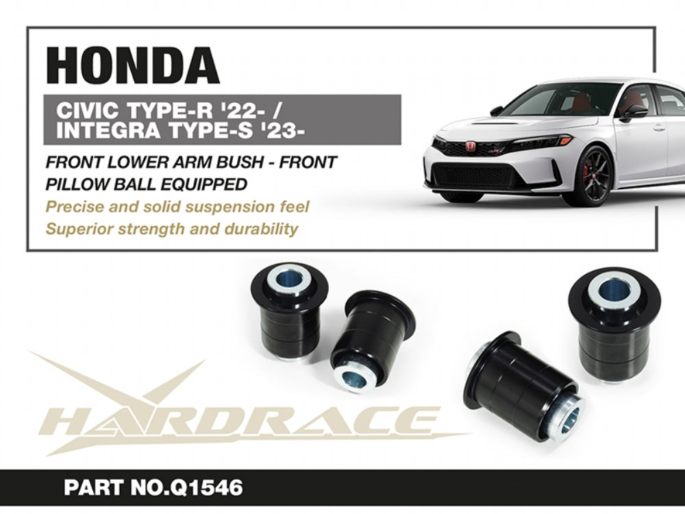 Set bucse brat suspensie inferior fata, capat fata Hardrace pentru Honda Civic - Q1546