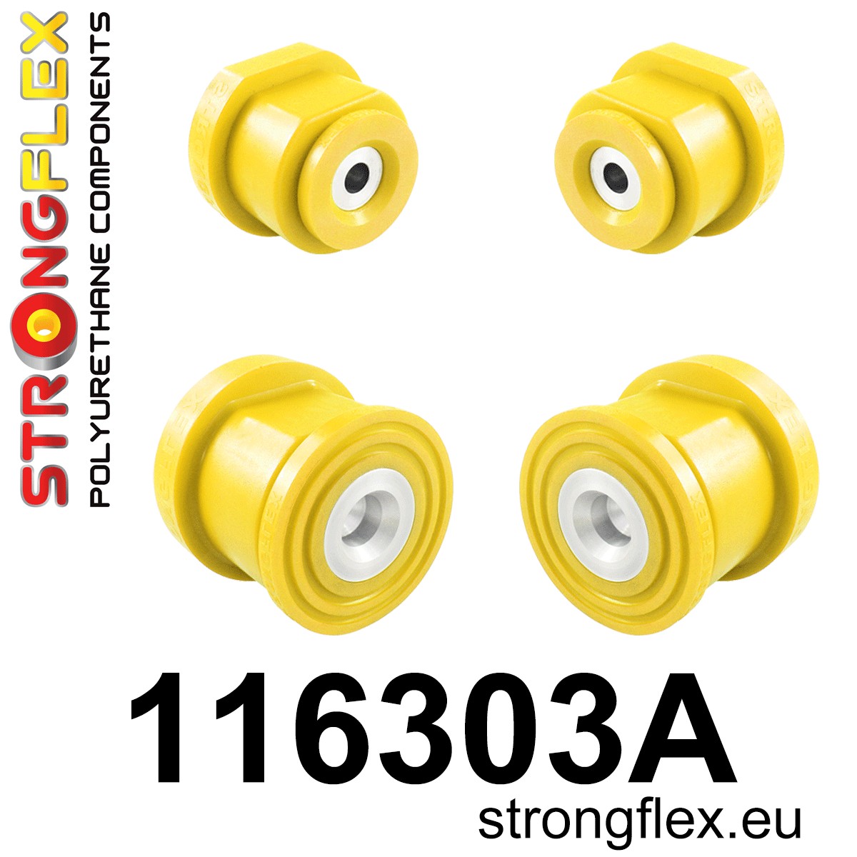 Kit bucse poliuretan Strongflex jug spate SPORT - Mercedes-Benz CLK, Mercedes-Benz SLK ... - 116303A
