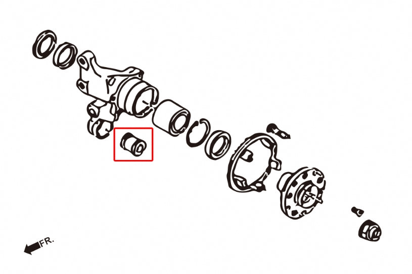 Set bucse fuzeta spate Hardrace pentru Subaru Forester / Impreza - 6157