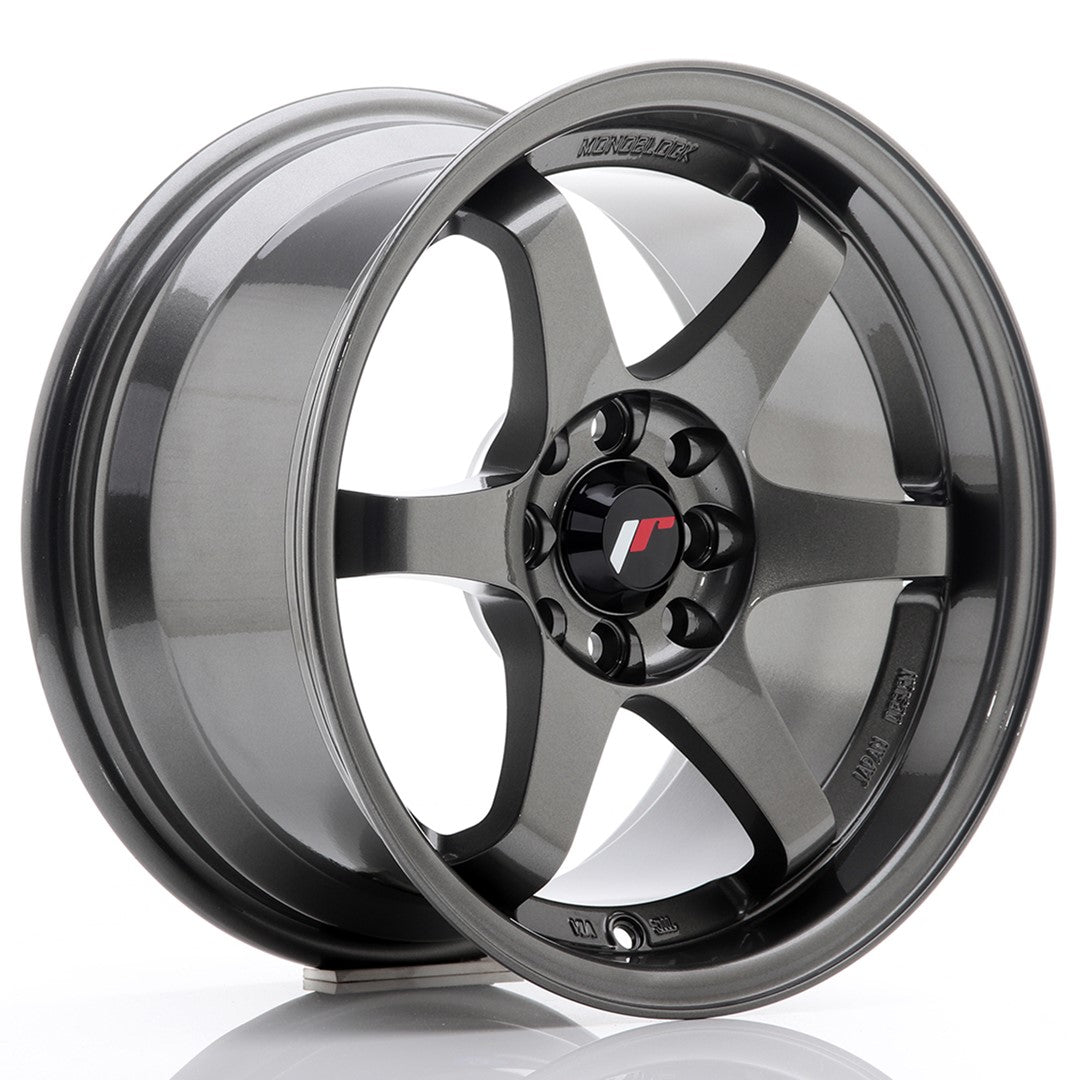 Jante Japan Racing JR3 R15 8J ET25 Gri Metalic - PCD Configurabil