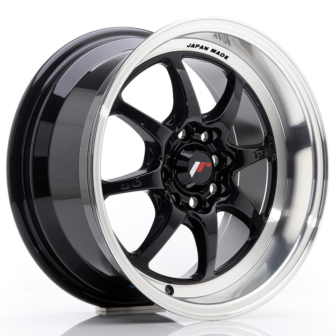 Jante Japan Racing TFII R15 7.5J ET30 Negru - PCD Configurabil