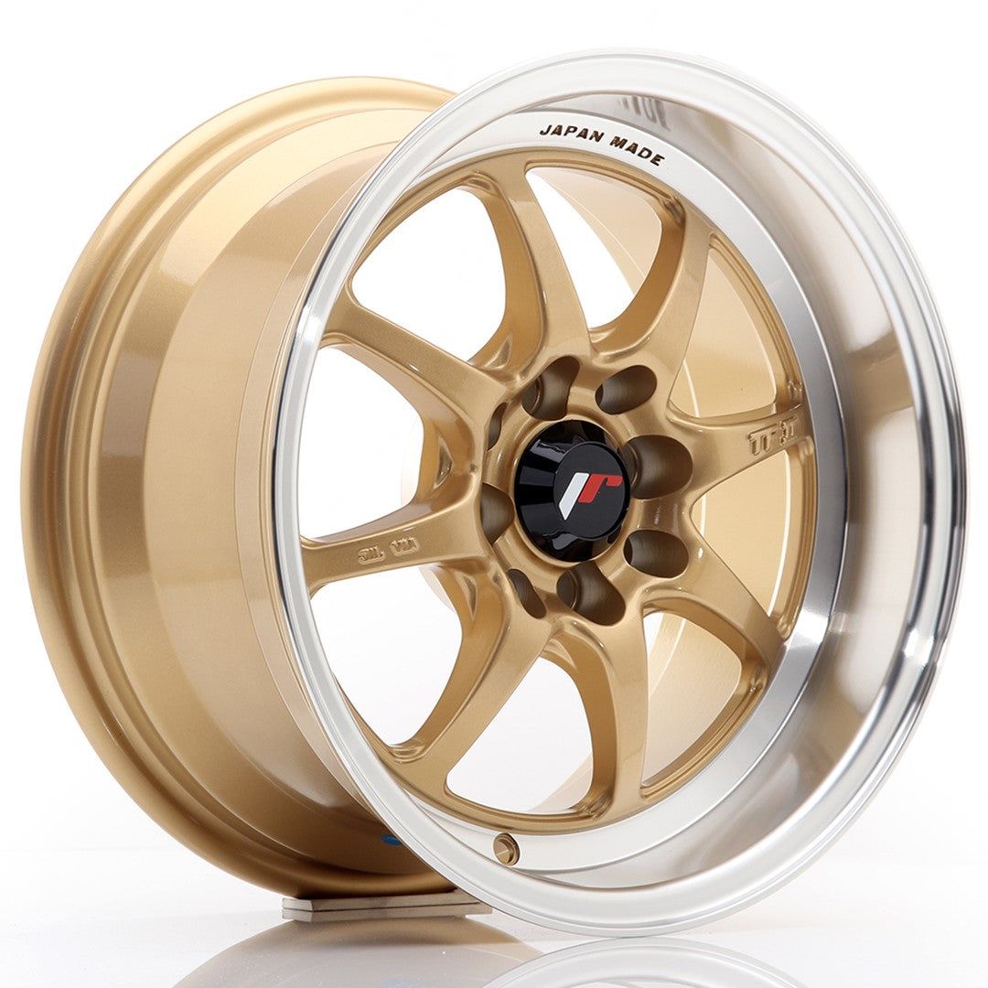 Jante Japan Racing TFII R15 7.5J ET30 Auriu - PCD Configurabil