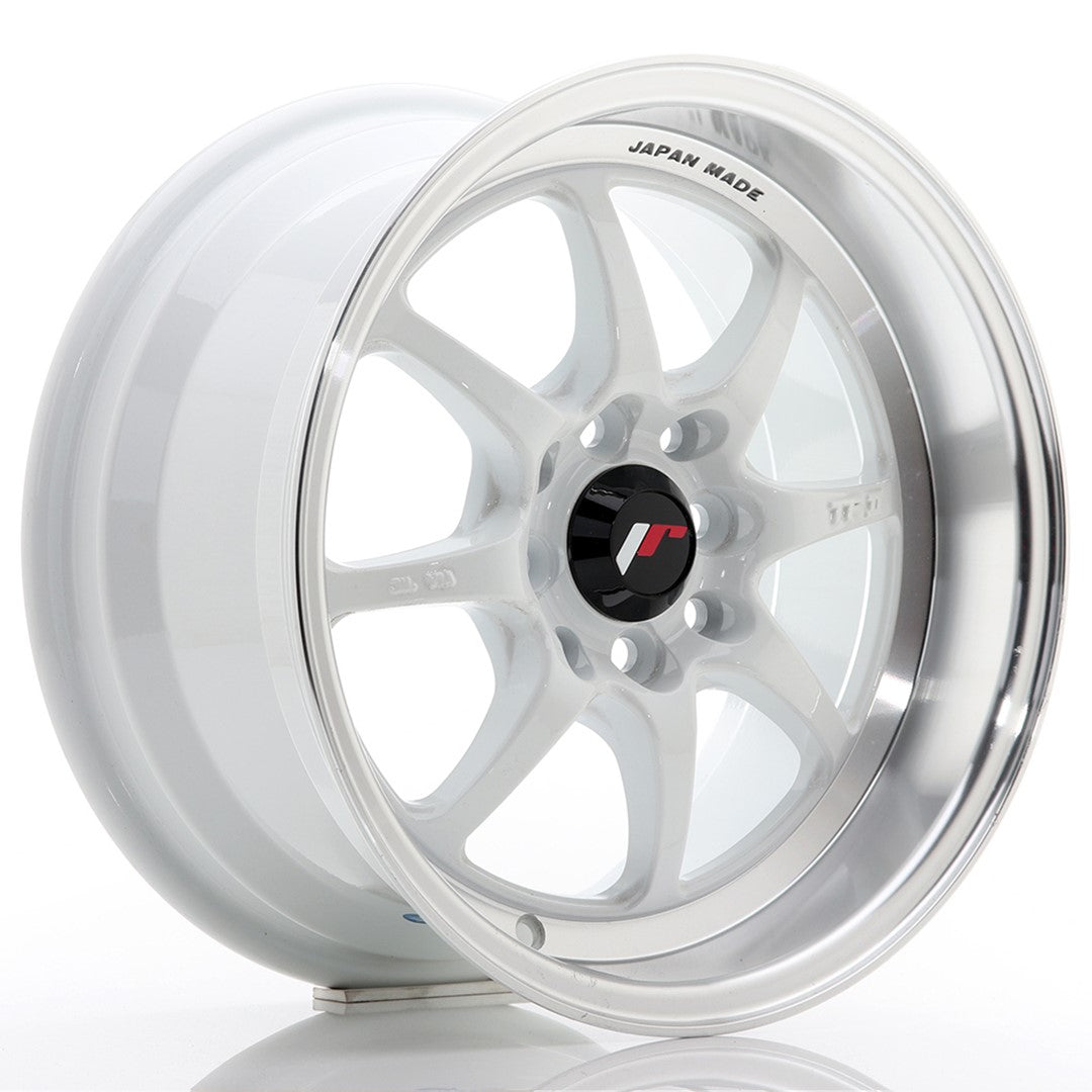 Jante Japan Racing TFII R15 7.5J ET30 Alb - PCD Configurabil