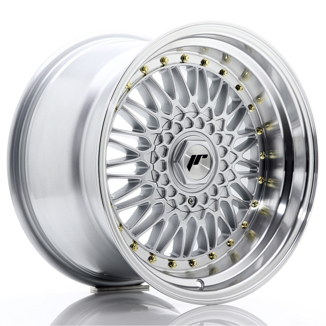 Jante Japan Racing JR9 R17 10J ET20 Argintiu cu Buze CNC - PCD Configurabil