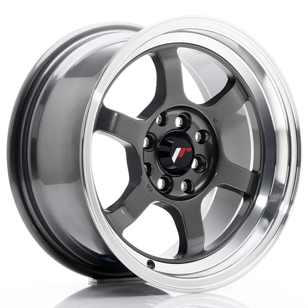 Jante Japan Racing JR12 R15 7.5J ET26 Gri Metalic - PCD Configurabil