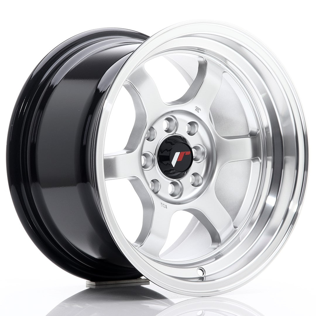 Jante Japan Racing JR12 R15 8.5J ET13 Argintiu Intens - PCD Configurabil