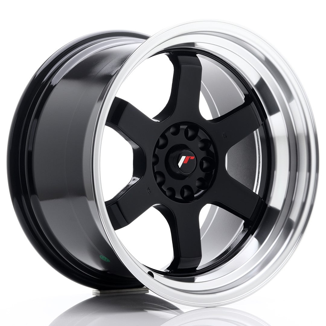 Jante Japan Racing JR12 R18 10J ET20 Negru Lucios - PCD Configurabil